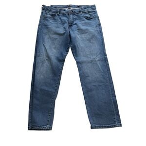 Chaps Men's Size 36x30 Slim Straight Jeans Denim Medium Wash 99% Cotton